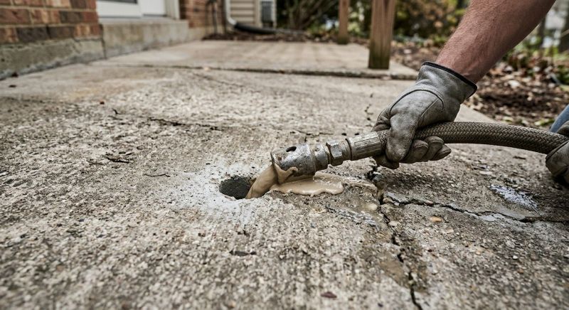 Concrete Settlement Repair in Columbus, OH